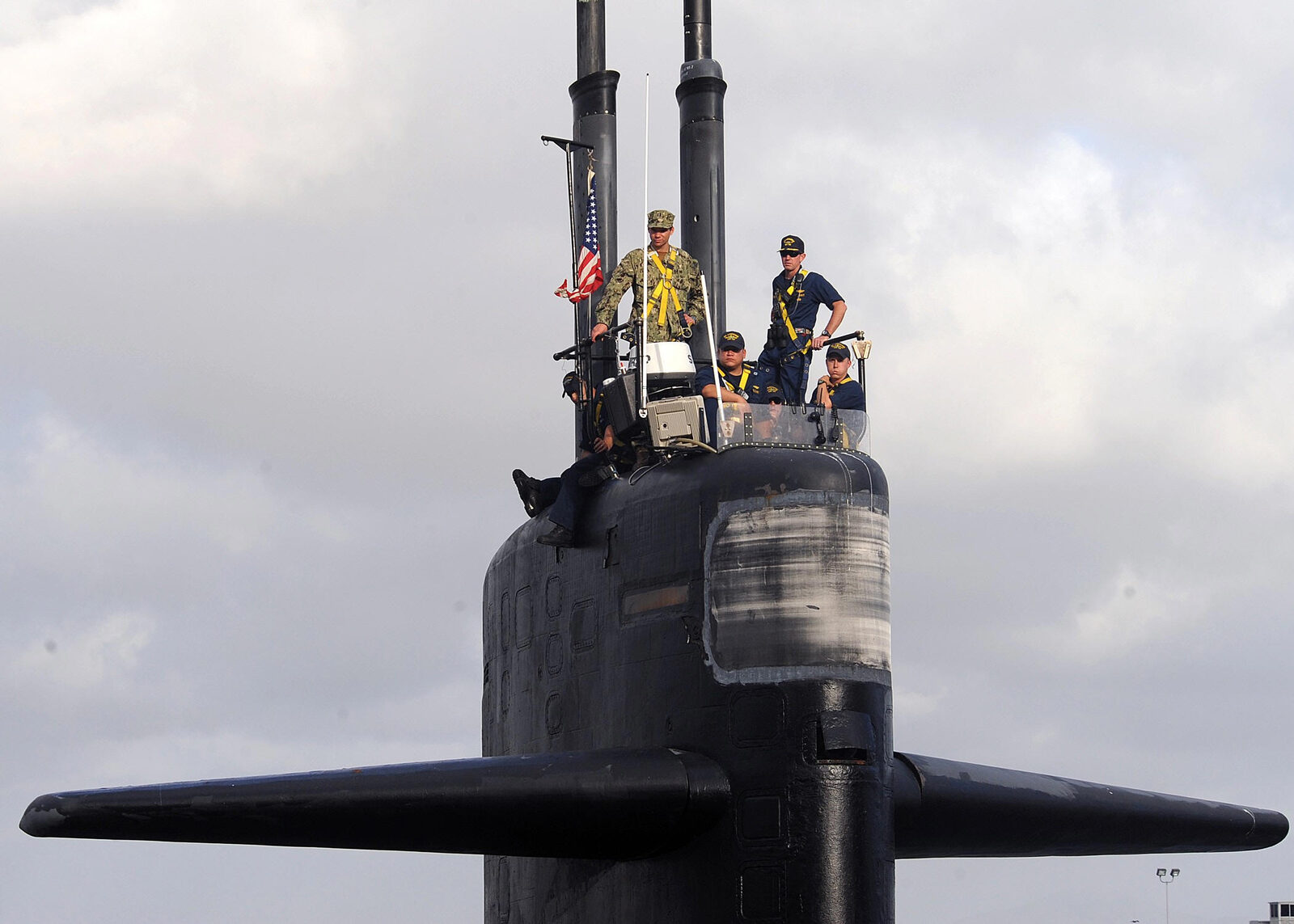 CDR Tenney on bridge October 21 2015